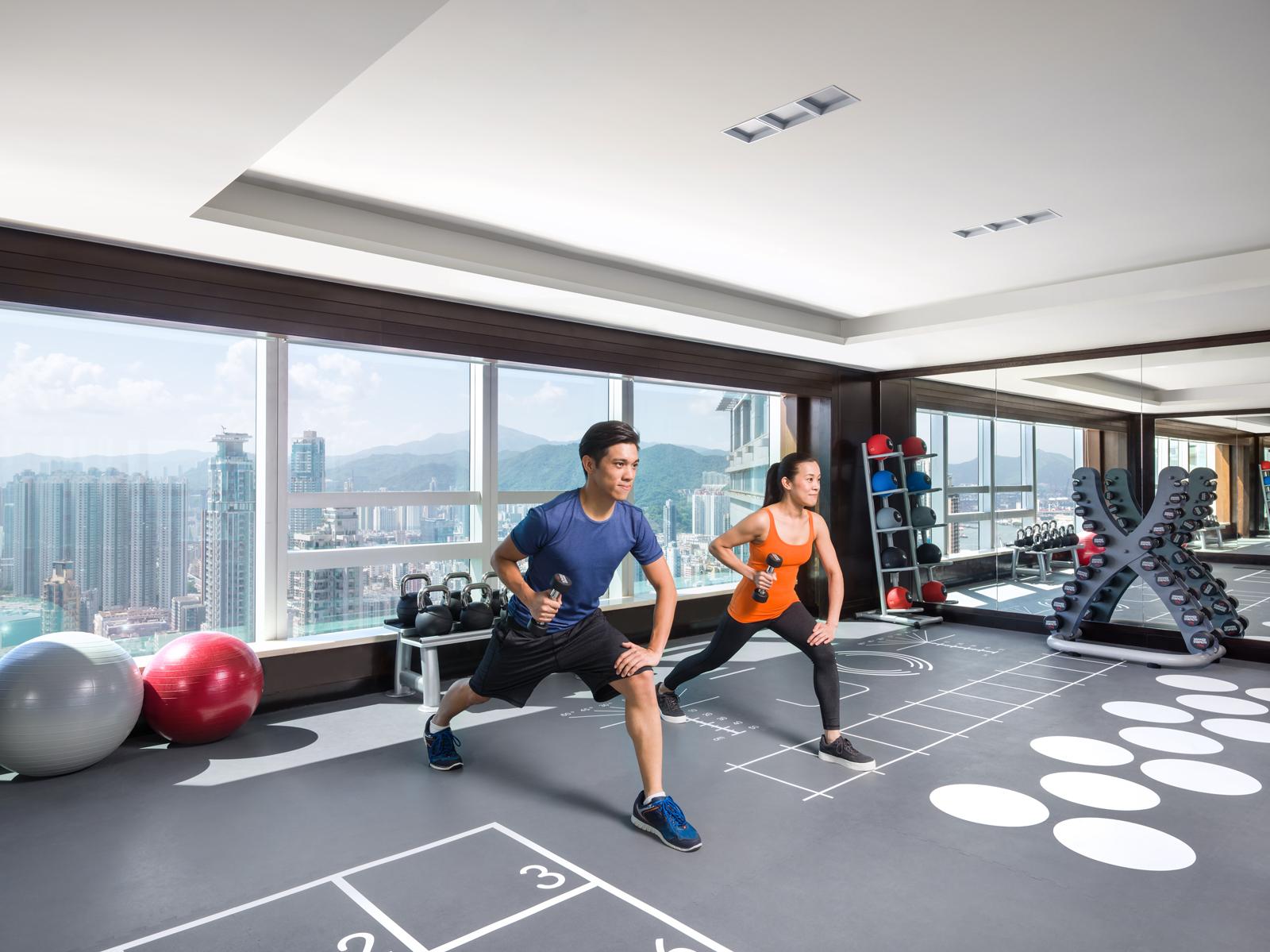 Cordis, Hong Kong Hotel Kültér fotó The Fitness Centre