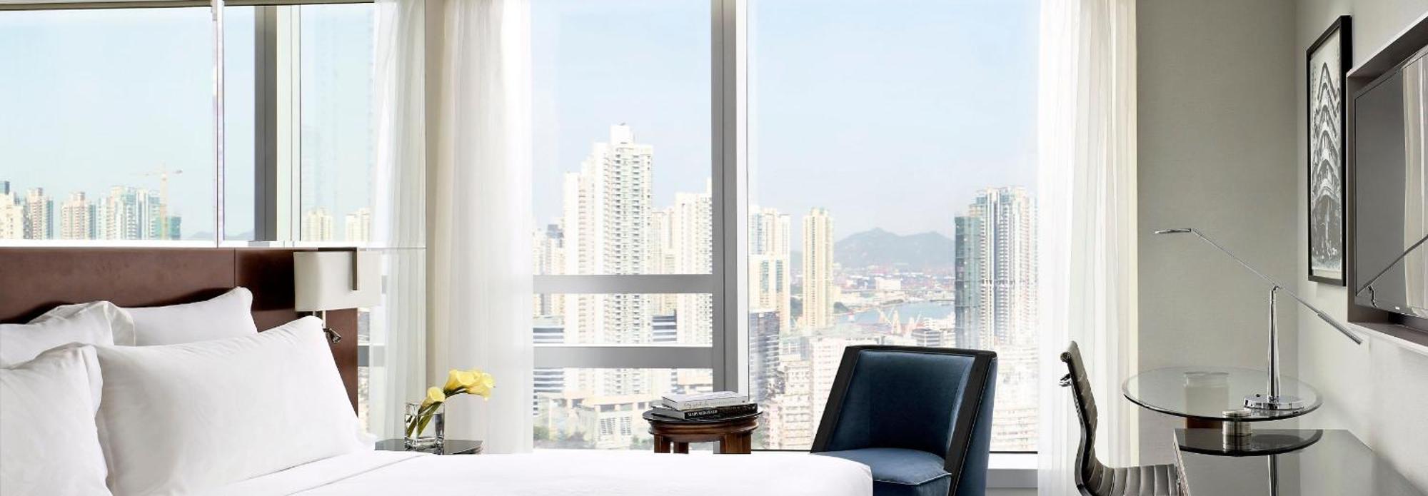 Cordis, Hong Kong Hotel Kültér fotó View from a room